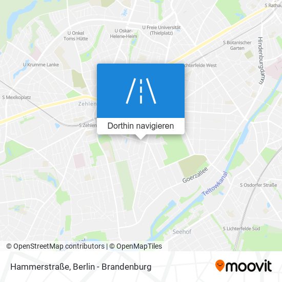 Hammerstraße Karte