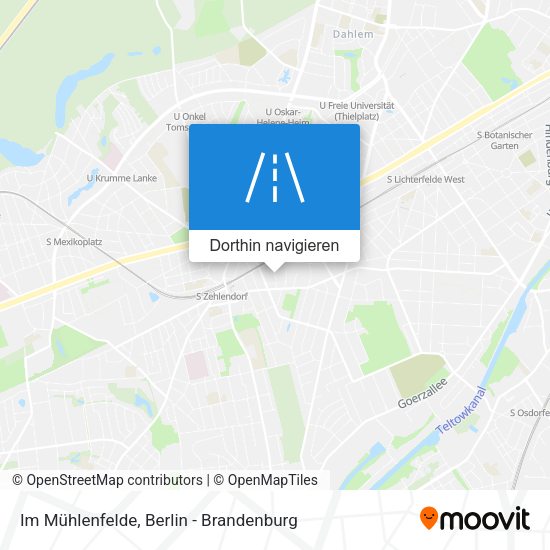 Im Mühlenfelde Karte