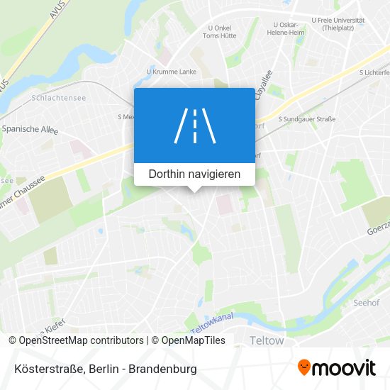 Kösterstraße Karte