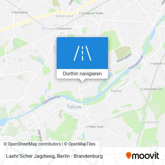 Laehr'Scher Jagdweg Karte