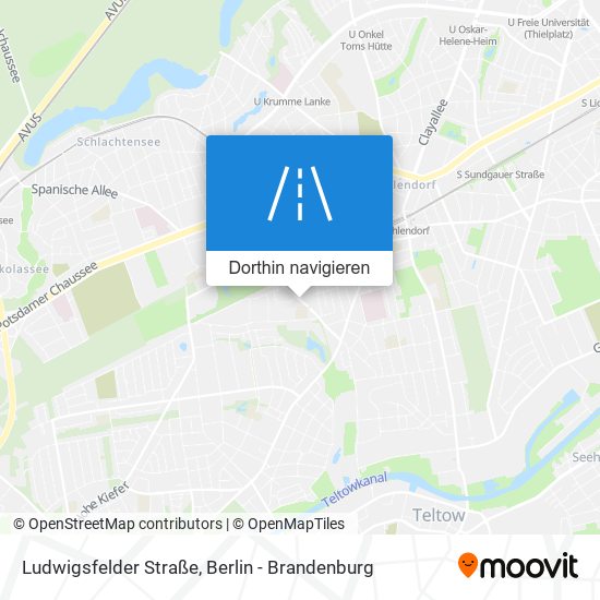 Ludwigsfelder Straße Karte