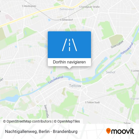 Nachtigallenweg Karte