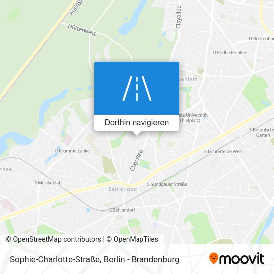 Sophie-Charlotte-Straße Karte
