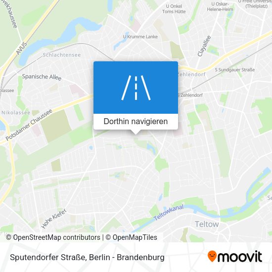 Sputendorfer Straße Karte