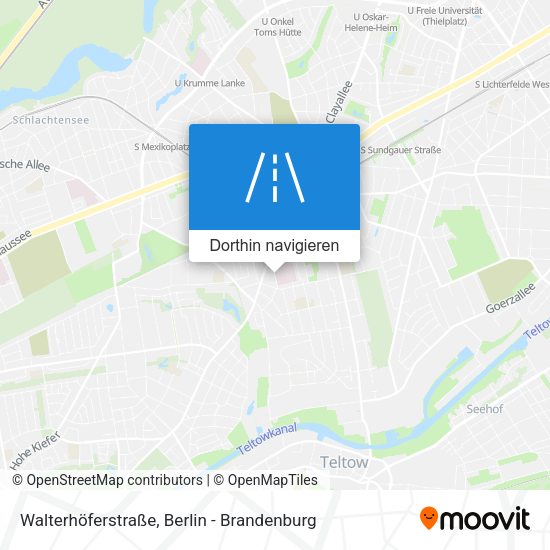 Walterhöferstraße Karte