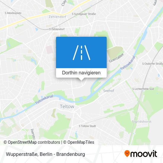 Wupperstraße Karte