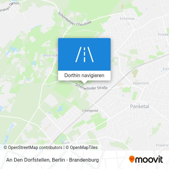 An Den Dorfstellen Karte
