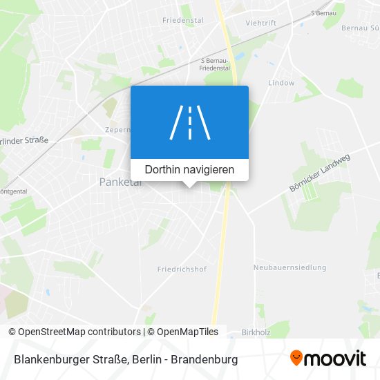 Blankenburger Straße Karte