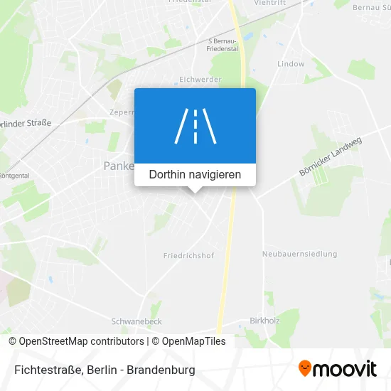 Fichtestraße Karte