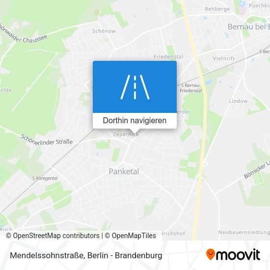 Mendelssohnstraße Karte