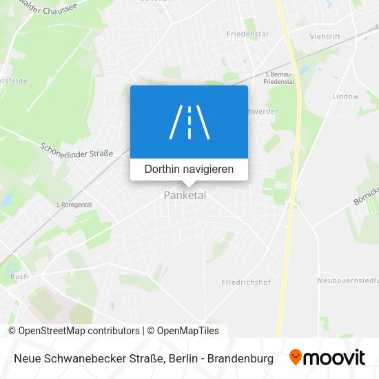 Neue Schwanebecker Straße Karte