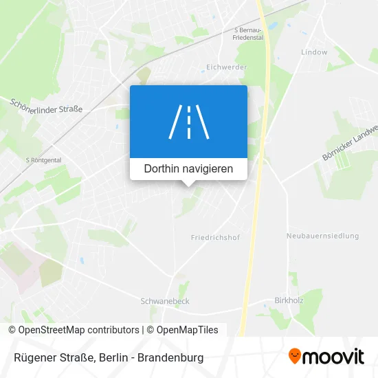 Rügener Straße Karte