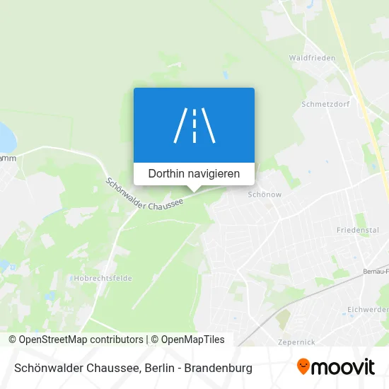 Schönwalder Chaussee Karte