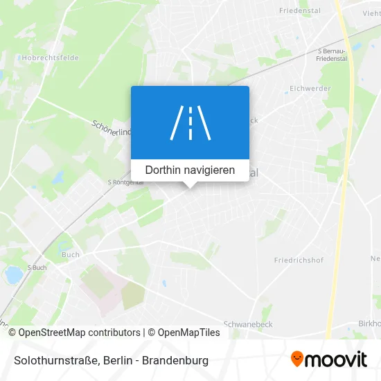 Solothurnstraße Karte