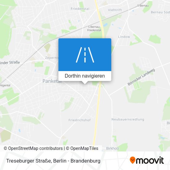 Treseburger Straße Karte