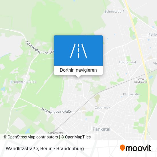 Wandlitzstraße Karte