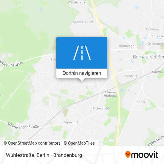 Wuhlestraße Karte