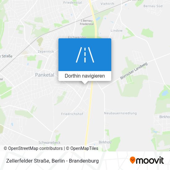Zellerfelder Straße Karte