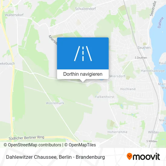 Dahlewitzer Chaussee Karte