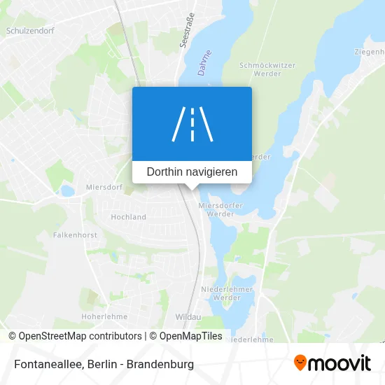 Fontaneallee Karte