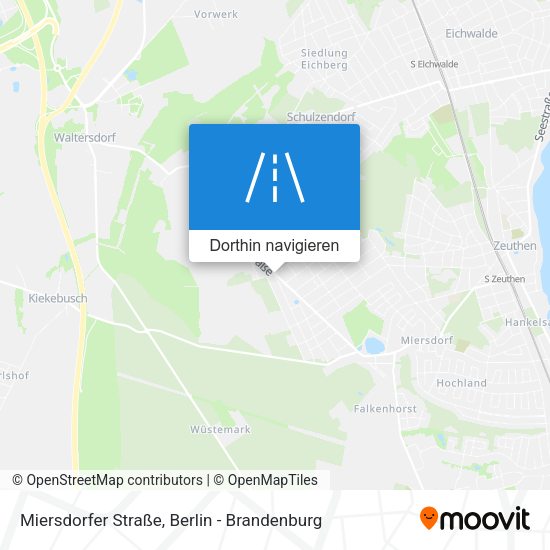 Miersdorfer Straße Karte