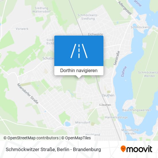 Schmöckwitzer Straße Karte