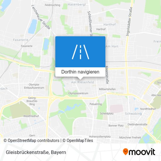 Gleisbrückenstraße Karte