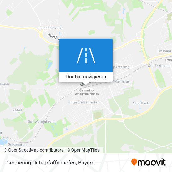 Germering-Unterpfaffenhofen Karte