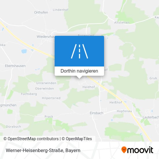 Werner-Heisenberg-Straße Karte