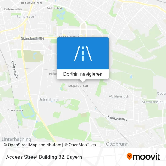 Access Street Building 82 Karte