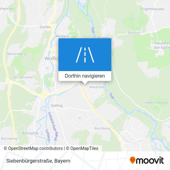 Siebenbürgerstraße Karte