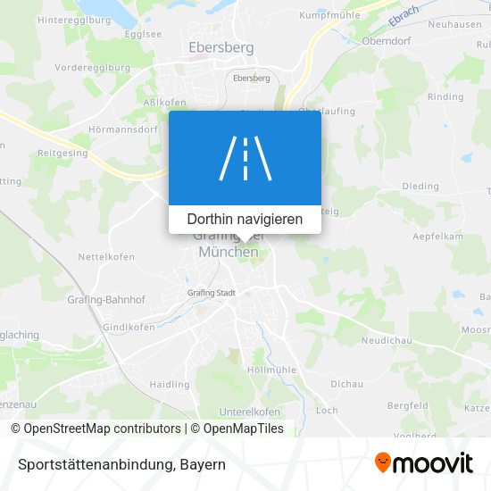 Sportstättenanbindung Karte