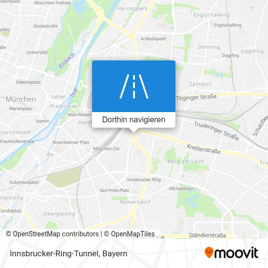 Innsbrucker-Ring-Tunnel Karte