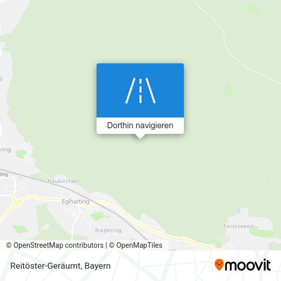 Reitöster-Geräumt Karte