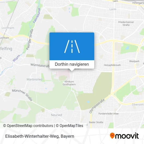 Elisabeth-Winterhalter-Weg Karte