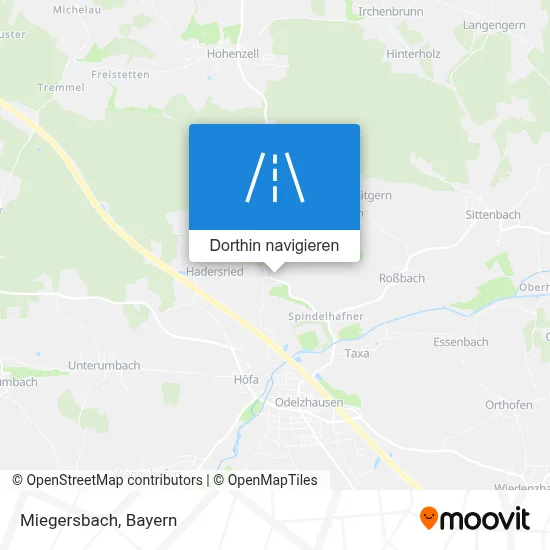 Miegersbach Karte