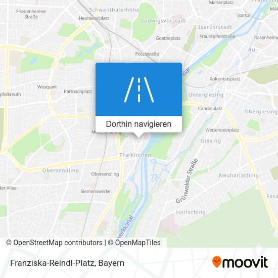 Franziska-Reindl-Platz Karte