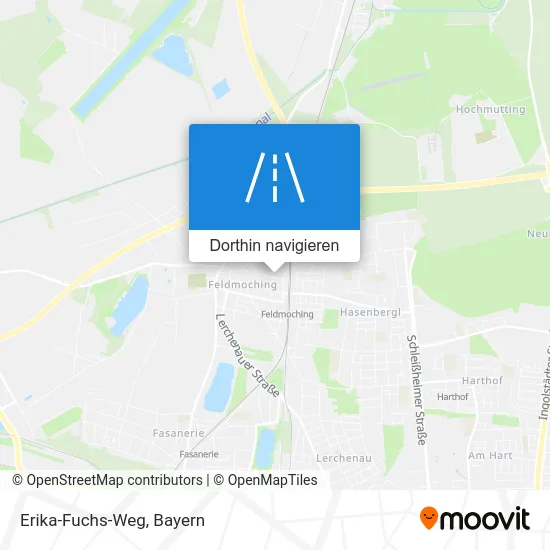 Erika-Fuchs-Weg Karte