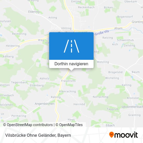Vilsbrücke Ohne Geländer Karte