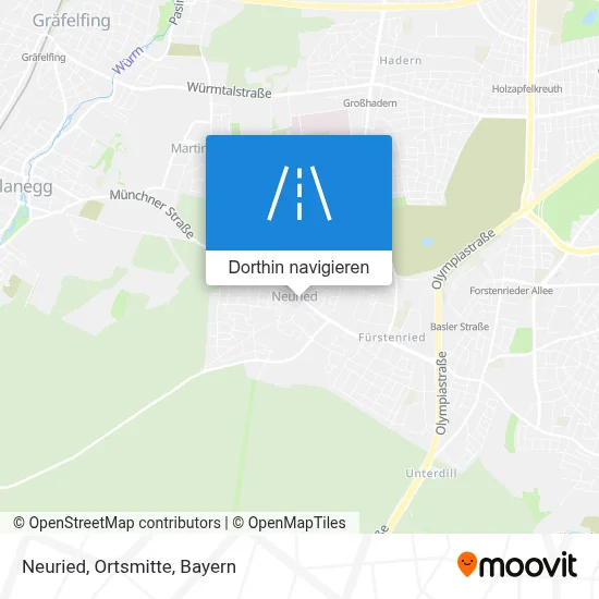 Neuried, Ortsmitte Karte