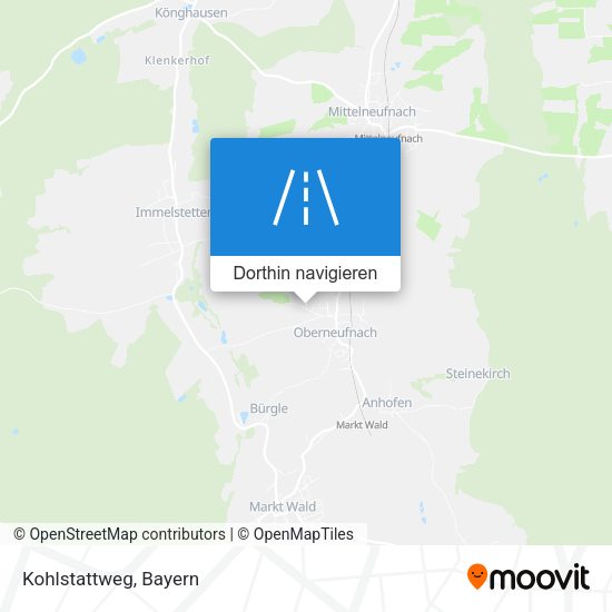 Kohlstattweg Karte