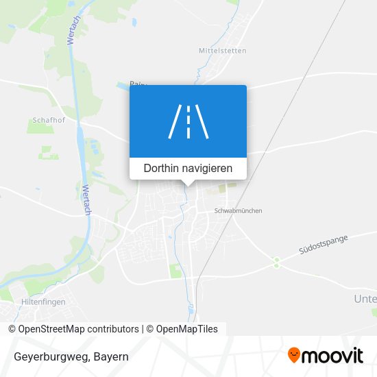 Geyerburgweg Karte