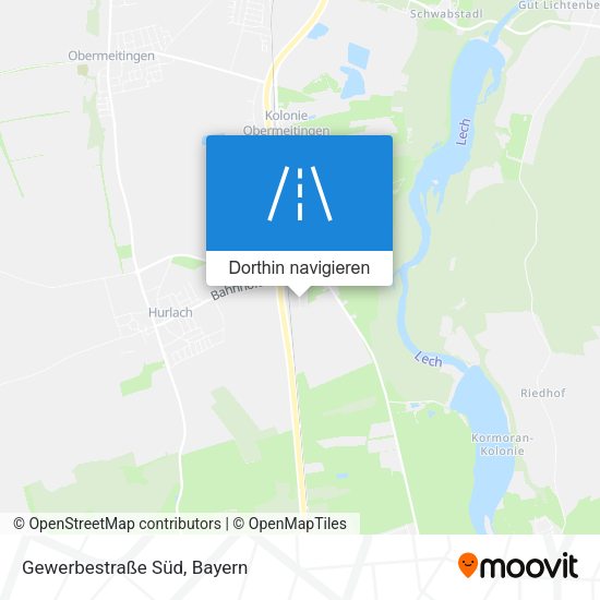 Gewerbestraße Süd Karte