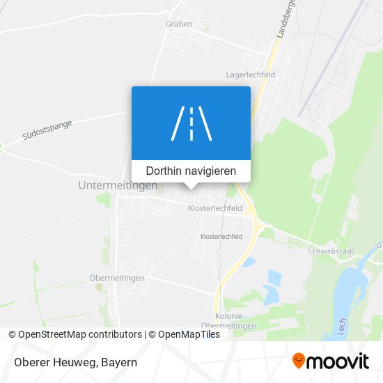 Oberer Heuweg Karte