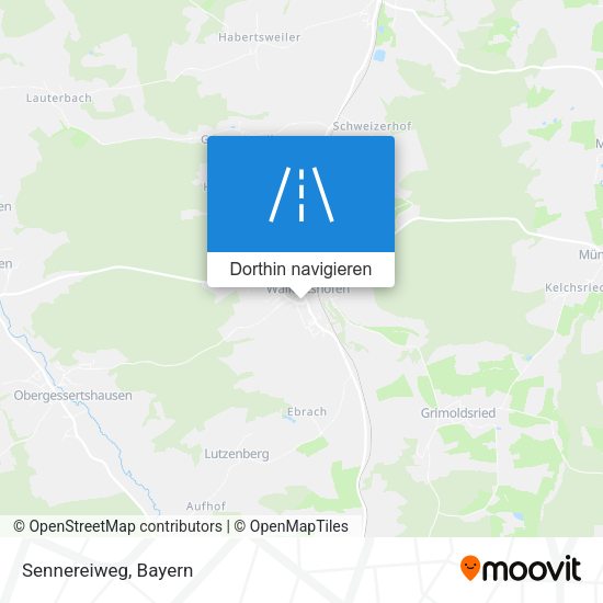 Sennereiweg Karte