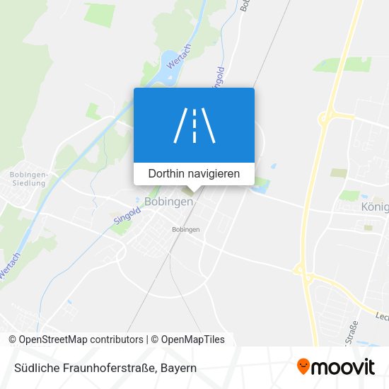 Südliche Fraunhoferstraße Karte