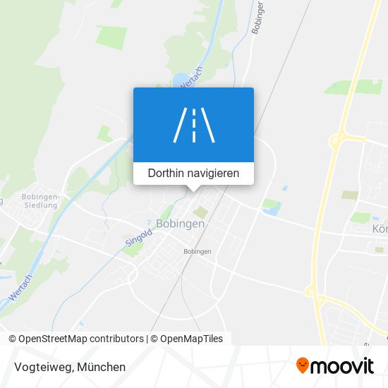 Vogteiweg Karte