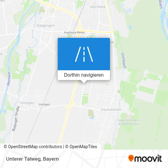 Unterer Talweg Karte