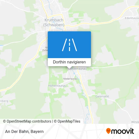 An Der Bahn Karte