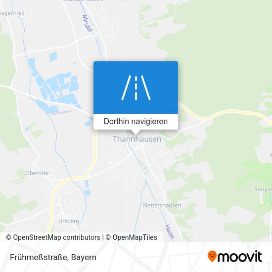 Frühmeßstraße Karte